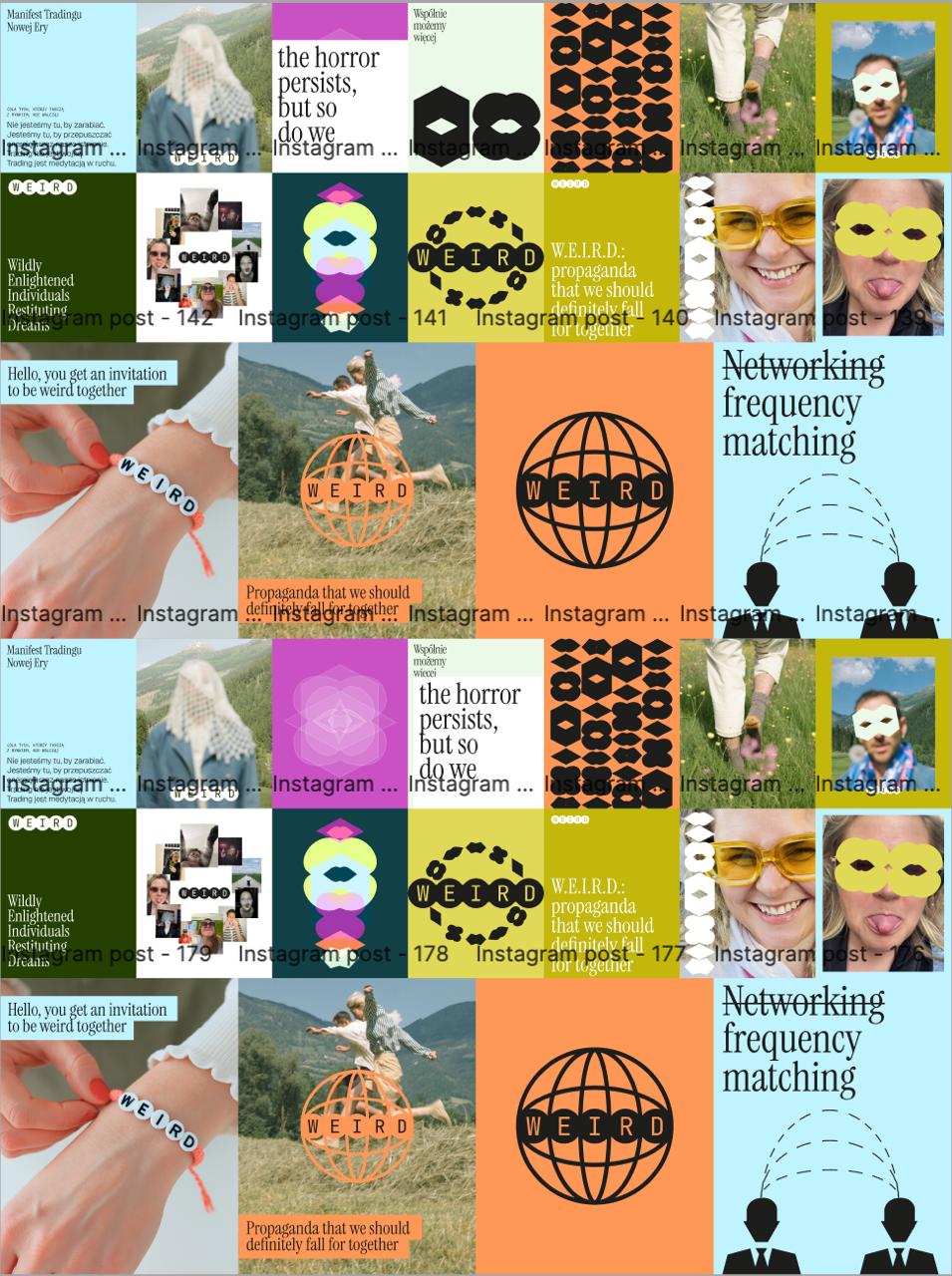 Poster: WEIRD — Propaganda that we should definitely fall for together